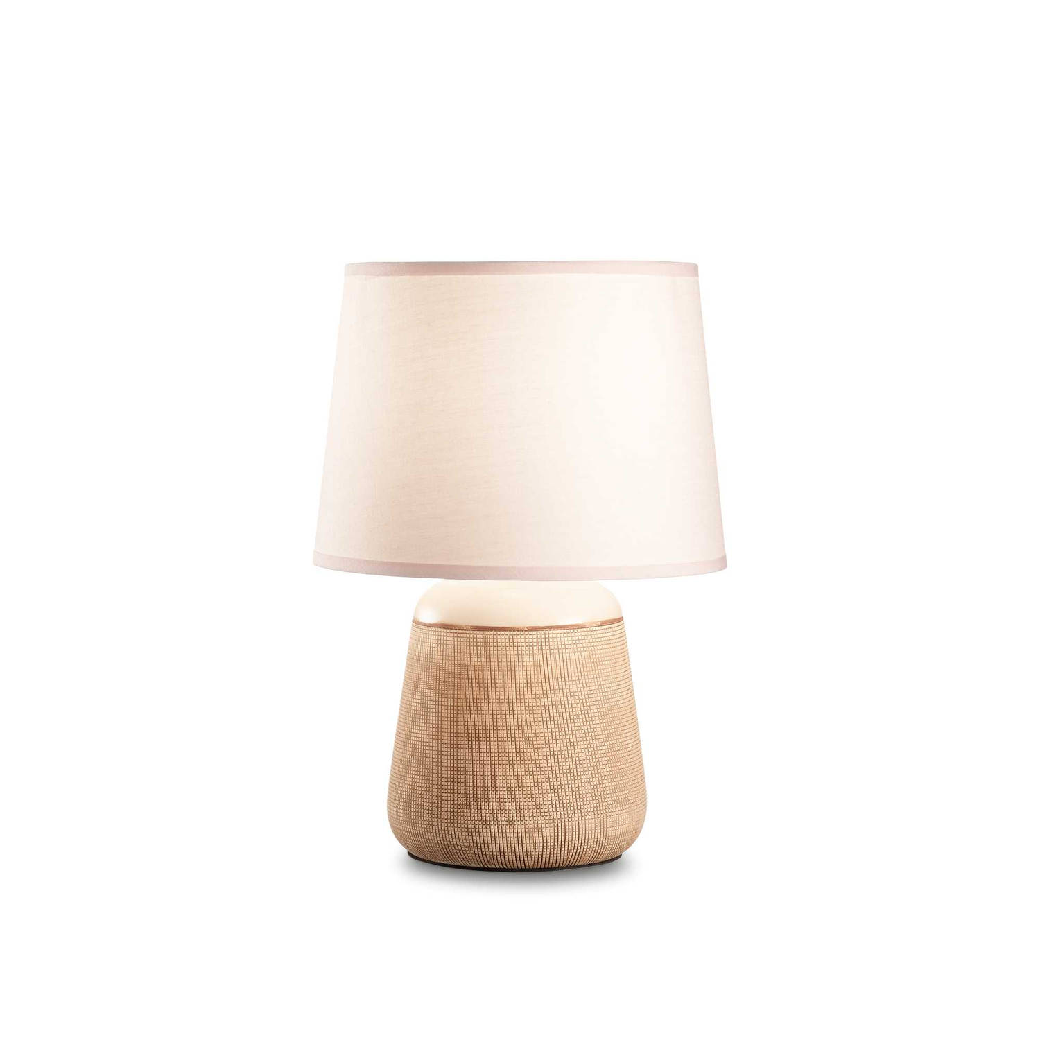 Ideal Your Lux - Tafellamp Bohemian - Metaal - E14 - Voor Binnen - Lamp - Lampen - Woonkamer - Eetkamer - Slaapkamer - Bruin