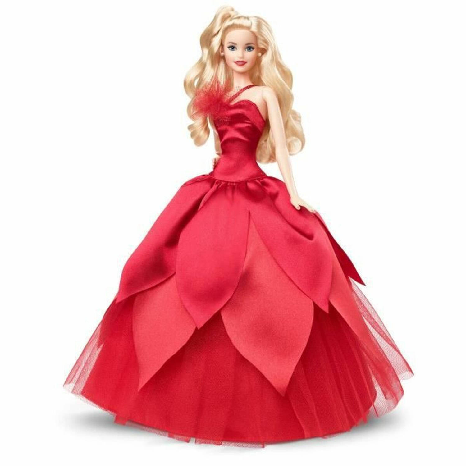 Barbie Feestelijke Pop - Blond Golvend Haar - Pop