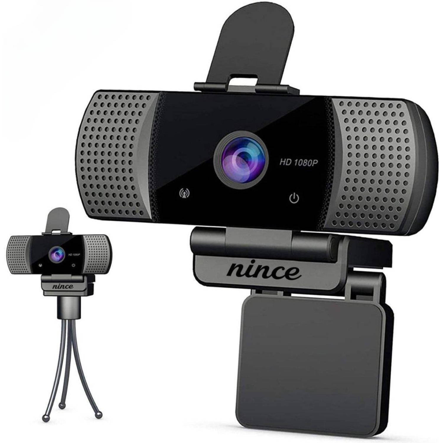 Nince Webcam van hoge Kwaliteit 2021 Model Full HD 1080P Webcam voor pc-laptop Webcam met Microfoon