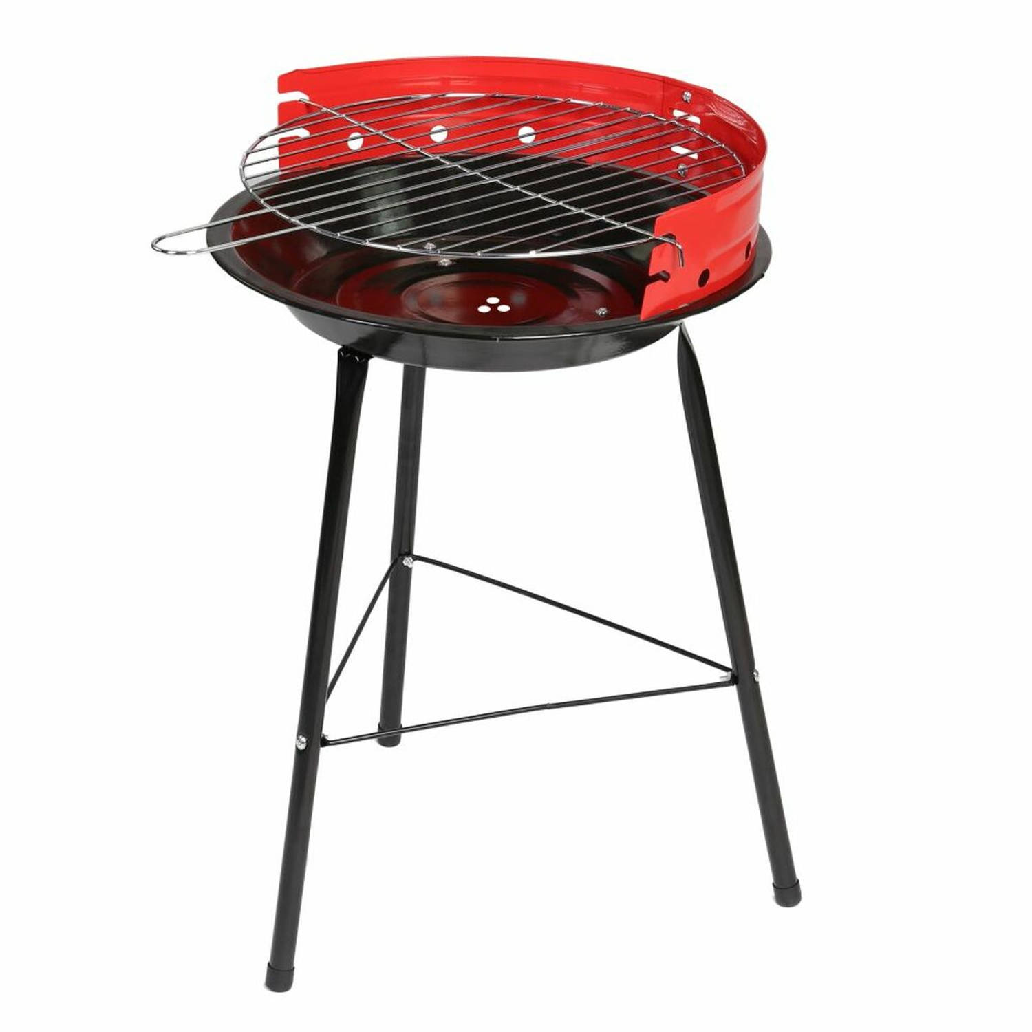 Barbecue Zwart Rood 34 x 34 x 55 cm