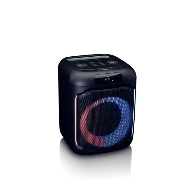 Bluetooth® Party Speaker met LED-lichteffecten en batterijduur van 14 uur Lenco Zwart