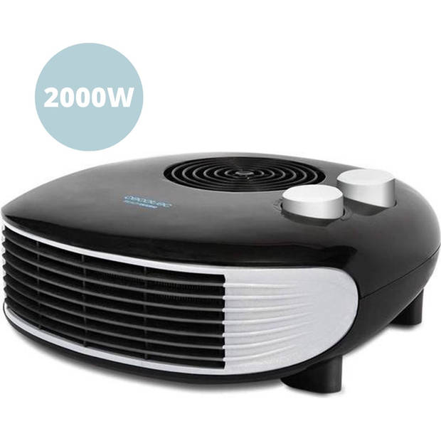 Cecotec - Draagbare ventilatorkachel Ready Warm 9650 Force Horizon 2000W Zwart