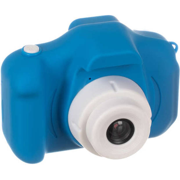 Kruzzel full HD digitale camera voor kinderen - Met meegeleverde mini SD kaart - Camera kinderen - Blauw