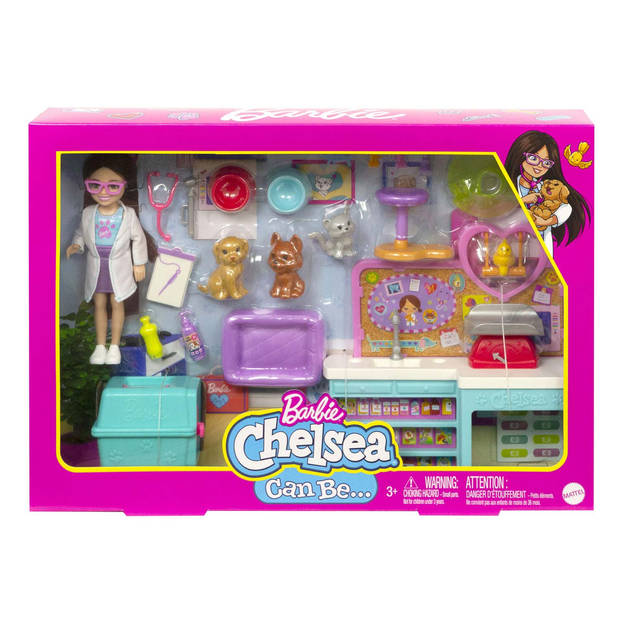 Playset Barbie Chelsea Veterinary Clinic