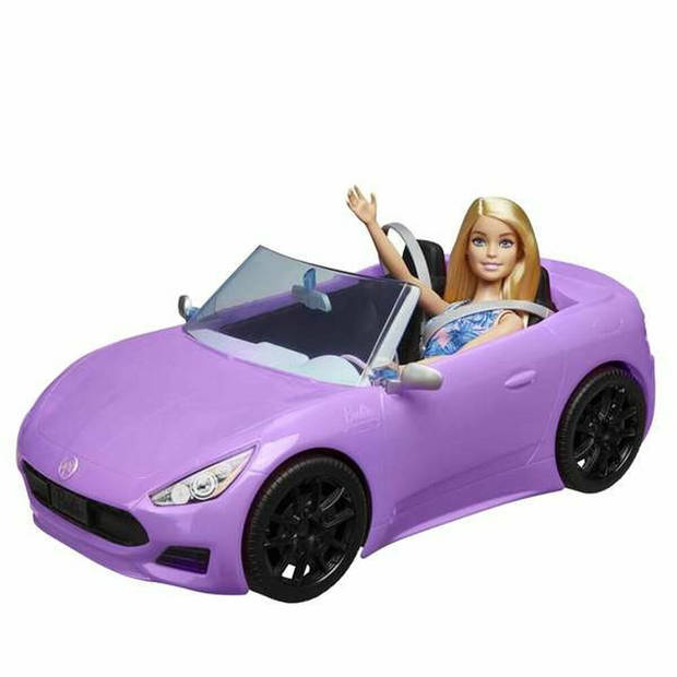 Pop Barbie And Her Purple Convertible