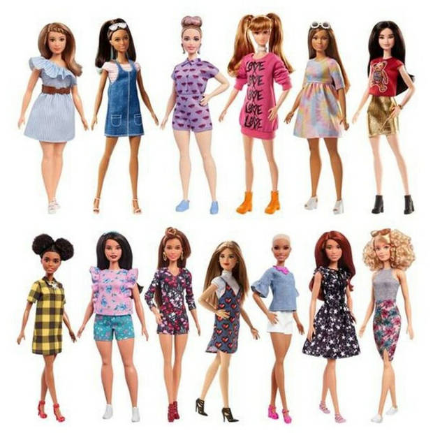 Pop Barbie Dress Carreaux