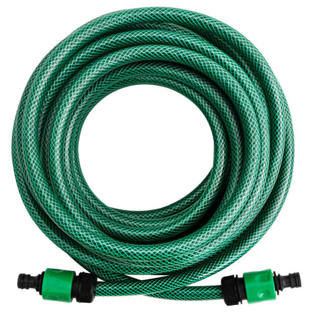 vidaXL Zwembadslang 30 m PVC groen