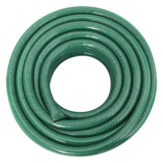 vidaXL Tuinslang met koppelingsset 0,75'' 10 m PVC groen