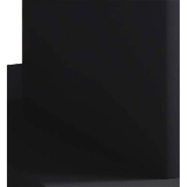 Bofus kantoor wandkast met tafelblad 3 planken zwart.