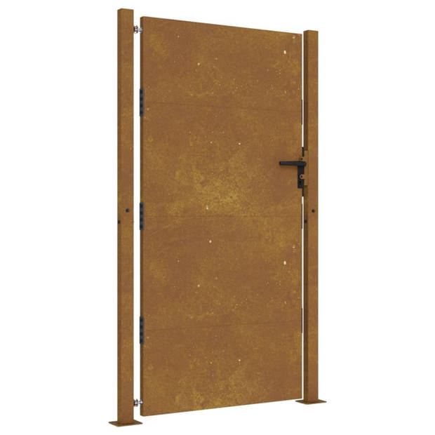 vidaXL Poort 105x205 cm cortenstaal