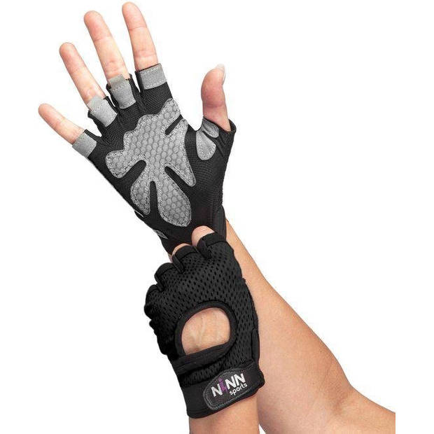 NINN Sports gloves L - fitness handschoenen - Sport handschoenen - Grip Gloves - Fitnesshandschoenen 3 varianten