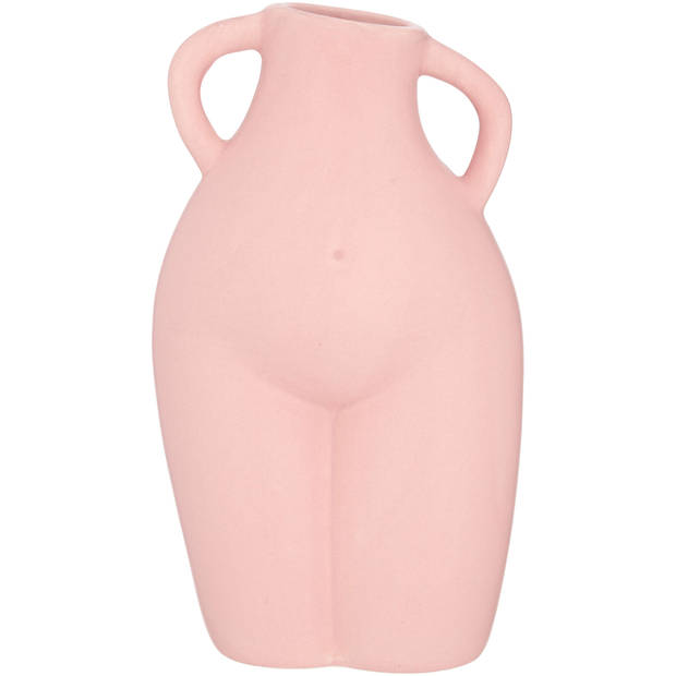 Blokker vaas Woman - 12,7x22,7cm - roze