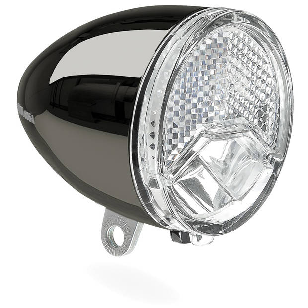 AXA koplamp 606 E-bike 6-48 volt donker chroom 15 lux