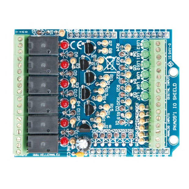 Whadda ethernet shield Arduino 7 x 5,5 cm groen/zwart