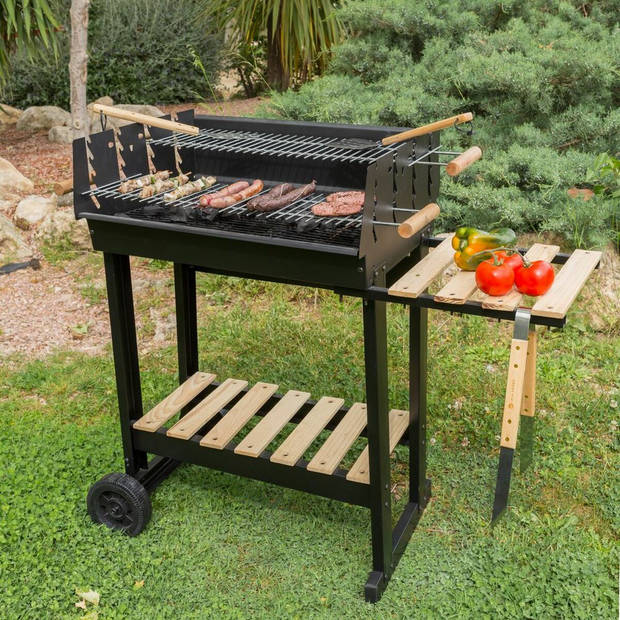 Barbecue Sula Zwart 88 x 46 x 90 cm