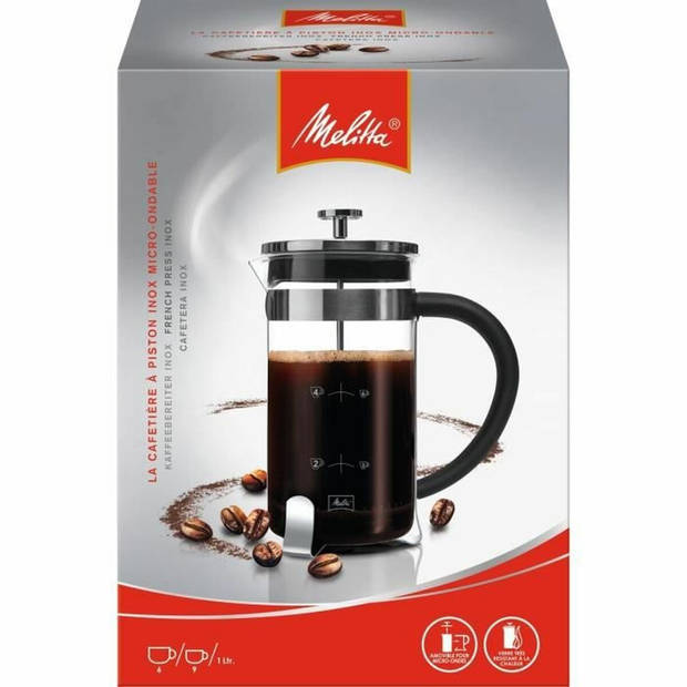 Koffiepot met Zuiger Melitta Premium 1 L 8 Koppar