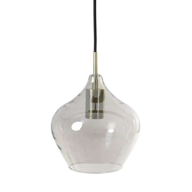 Light&living Hanglamp 5L 104x20x120 cm RAKEL antiek brons+smoke