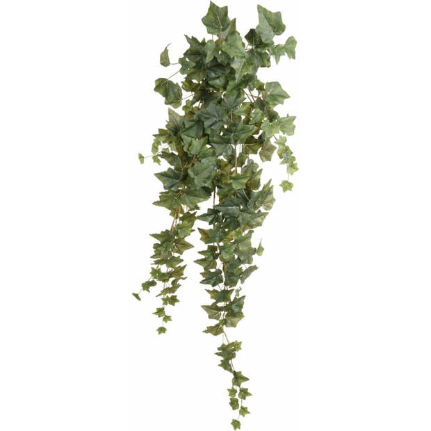 Emerald kunstplant/hangplant - 2x - Klimop/hedera - groen - 100 cm lang - Kunstplanten