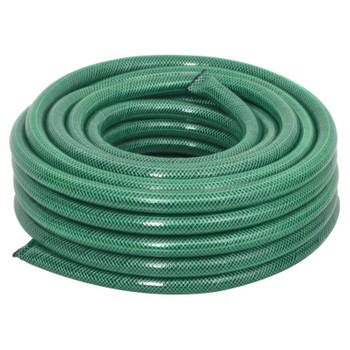 vidaXL Tuinslang met koppelingsset 0,75'' 50 m PVC groen