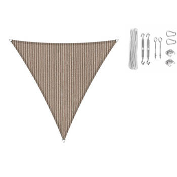 Shadow Comfort driehoek 3,6x3,6x3,6m Mauve met Bevestigingsset