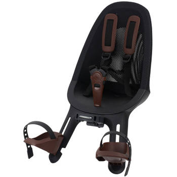 Qibbel Air fietsstoeltje voor zwart/bruin