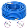 vidaXL Luchtslang 0,7'' 50 m PVC blauw