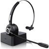 Nince Draadloze Headset - Bluetooth 5.0 -met Ruisonderdrukking - Draaibare Microfoon - voor PC / Laptop / Telefoon