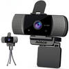 Nince Webcam van hoge Kwaliteit 2021 Model Full HD 1080P - Webcam voor pc / laptop - Webcam met Microfoon