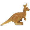 Safari Kangoeroes speelset 2,5 cm bruin 192-delig