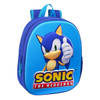 3D-schoolrugzak Sonic Speed Blauw 27 x 33 x 10 cm