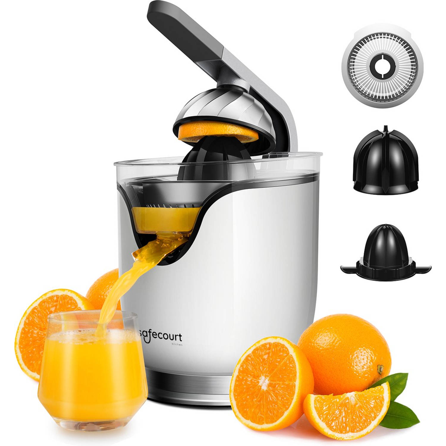 Safecourt Kitchen - Citruspers - Elektrische sinaasappelpers