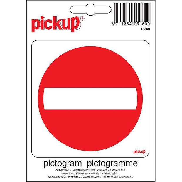 Pictogram 10 x 10 cm