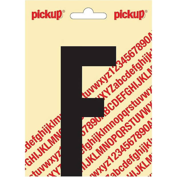 Plakletter Nobel Sticker letter F