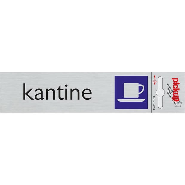 Route Alulook 165 x 44 mm Sticker kantine