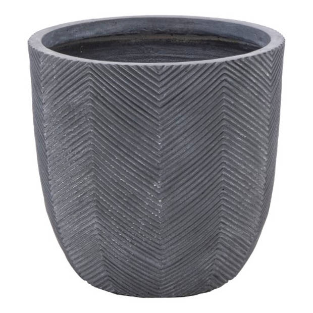 Iowa Egg Pot Graphite D39H38