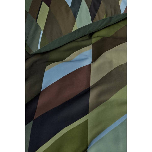 Kardol Dekbedovertrek Sackville Green-Lits-jumeaux (260 x 200/220 cm)
