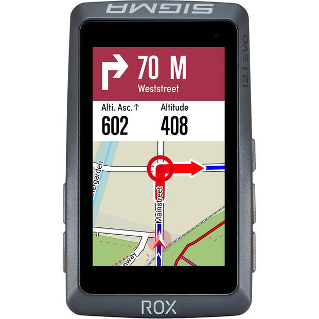 Sigma Fietscomputer ROX 12.1 EVO GPS Night Gray Basic