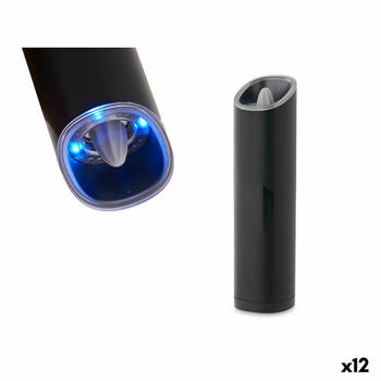 Elektrische Grinder LED Licht Keramisch Zwart Staal ABS AS (5,2 x 20,3 x 5,2 cm)