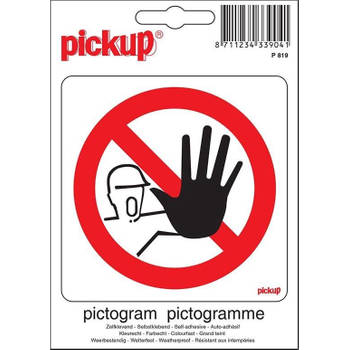 Pictogram 10 x 10 cm