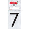 Route alulook 60 x 44 mm Sticker zwarte cijfer 7 pick up