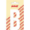 Plakletter Nobel Sticker witte letter B