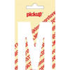 Plakletter Nobel Sticker letter M