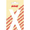 Plakletter Nobel Sticker letter X