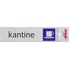 Route Alulook 165 x 44 mm Sticker kantine