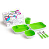 Munchkin 7-delige Eetset Color Me Hungry groen