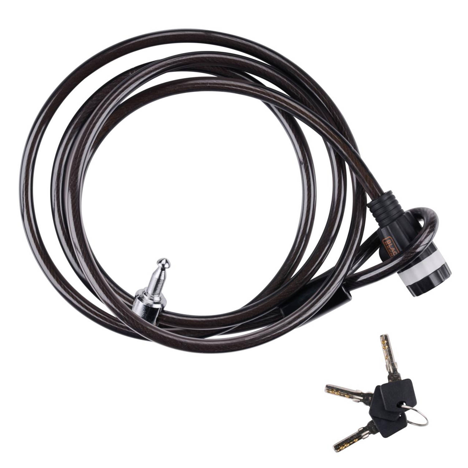 BLACK+DECKER Kabelslot BXCHBL7005 - Familie Fietsslot - Geschikt voor Fiets, Motor en Scooter - Lengte 240 CM - Temperaturen tot -20ºC - Zwart
