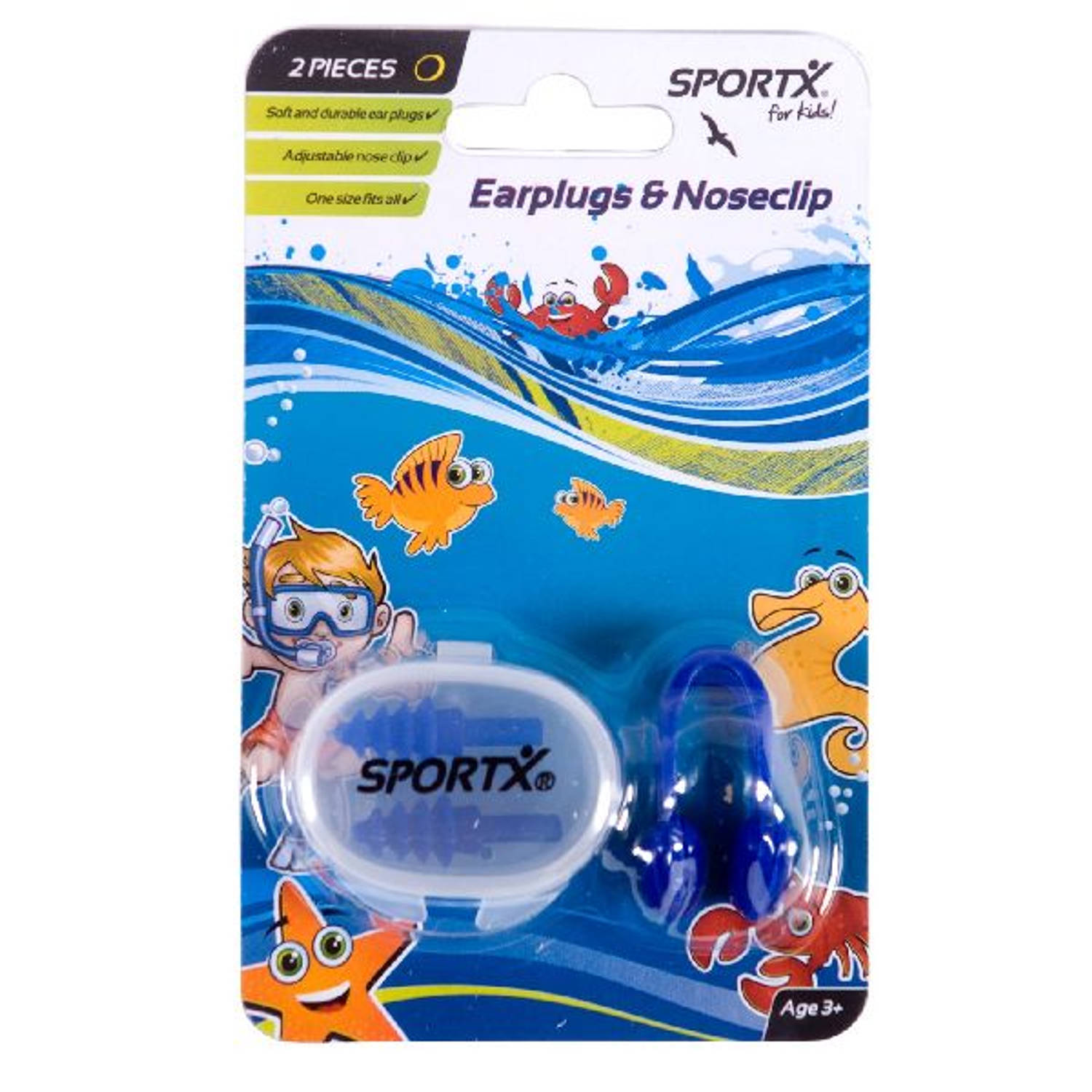 SportX Neusclip+oordopjes junior**