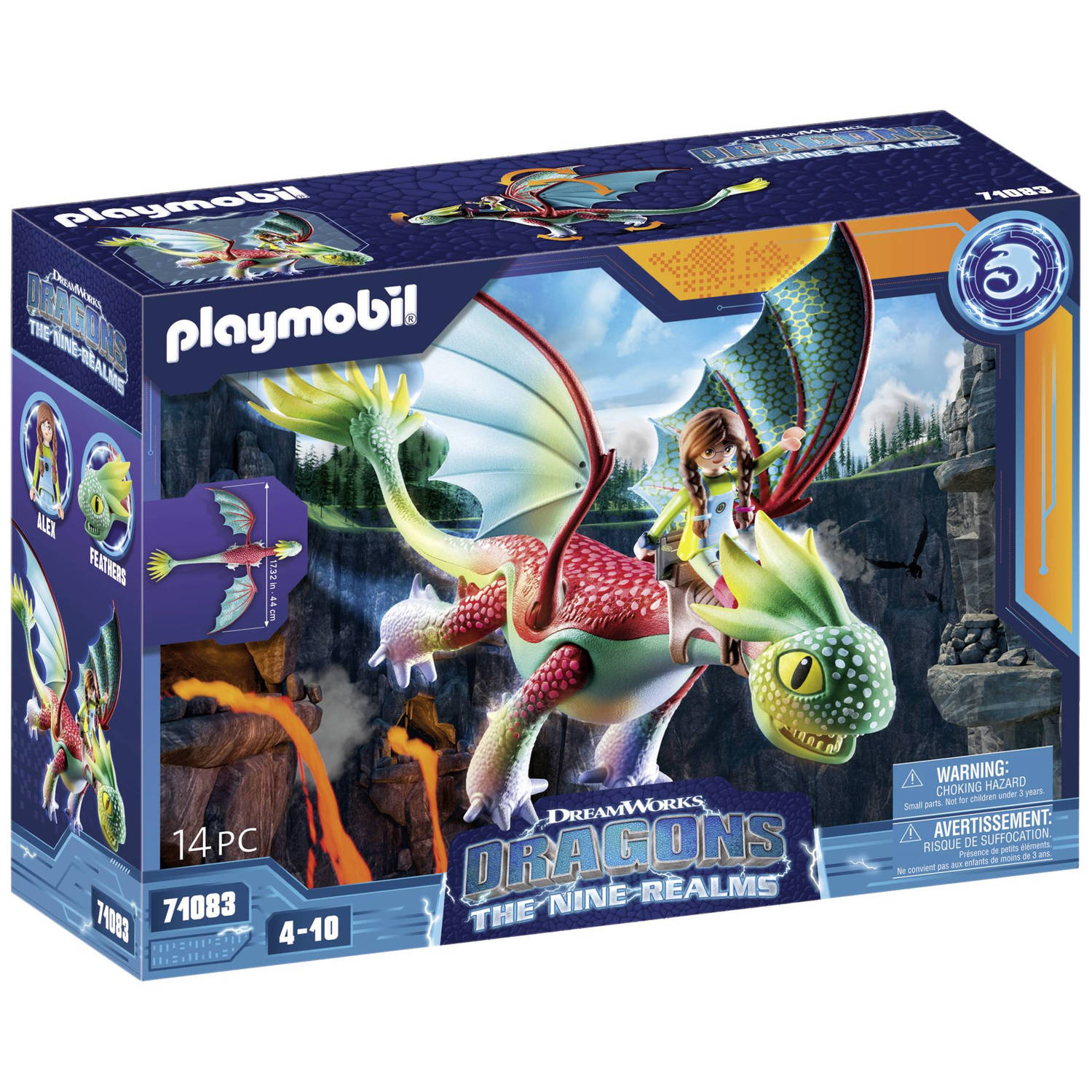 Playmobil® Constructie-speelset Dragons: The Nine Realms Feathers & Alex (71083) (14 stuks)