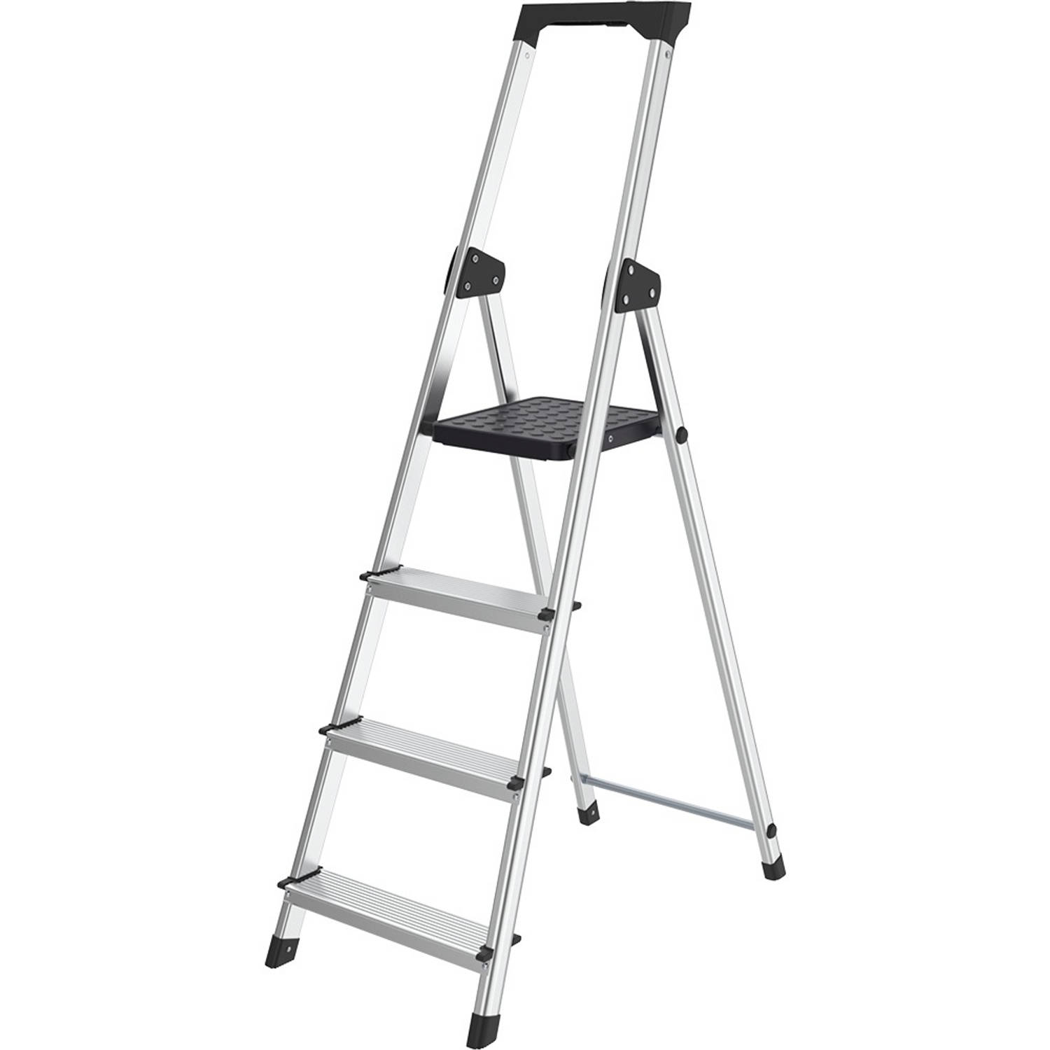Ladder-Huishoudtrap Inklapbaar 4 treden