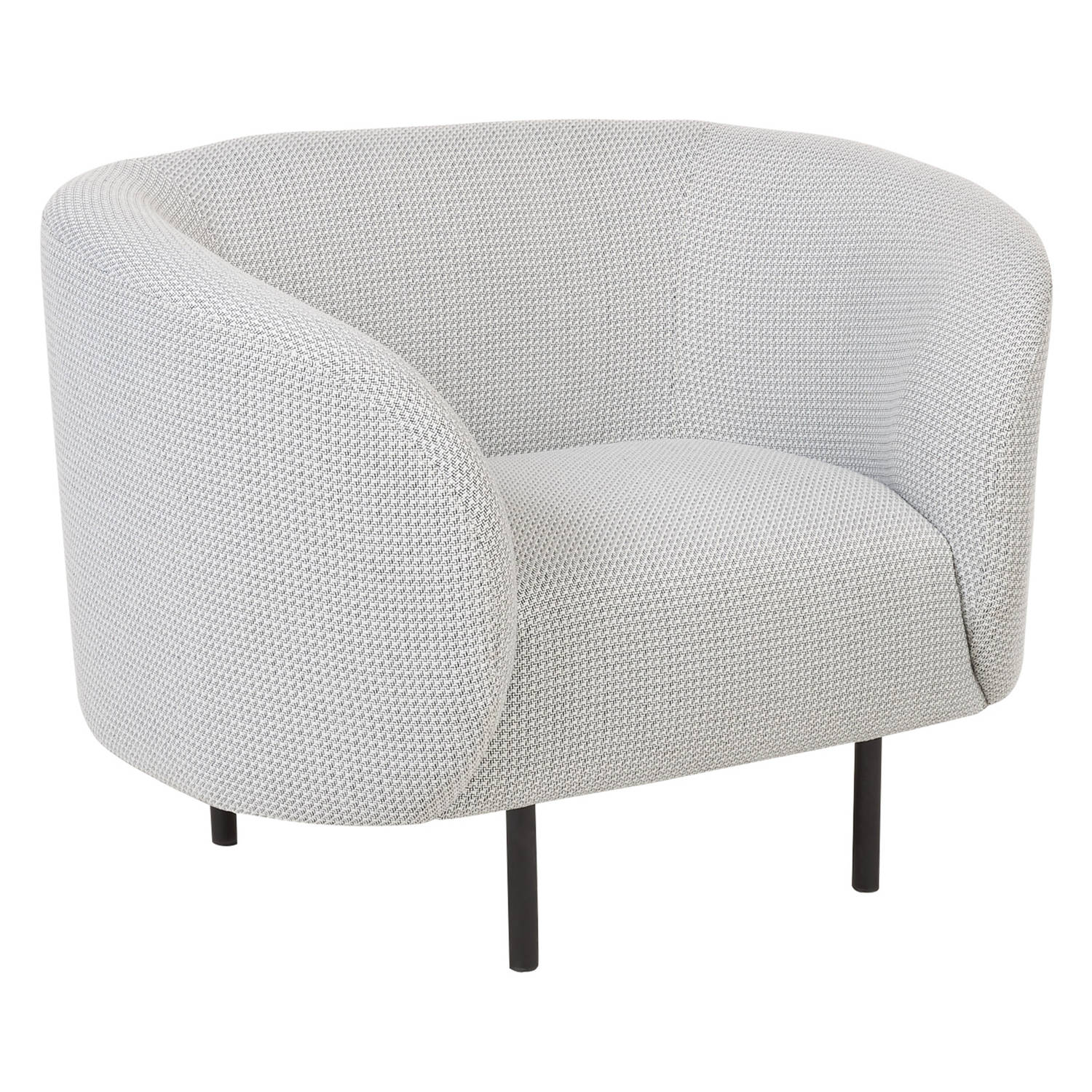 Beliani LOEN Fauteuil-Wit-Polyester